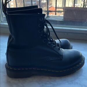 Black Nappa Leather Dr. Martens 1460